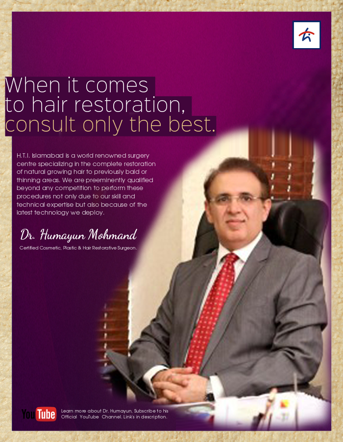 Dr. Humayun - Believe in looking Good -Article