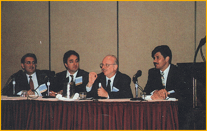 Dr. Humayun Mohmund sitting in the Experts pannel of Orlando, U.S.A 'Live Surgery Workshop' 2004